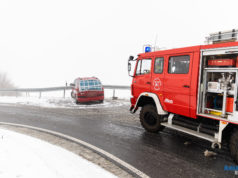 Unfall im Kreisverkehr auf dem Eierberg