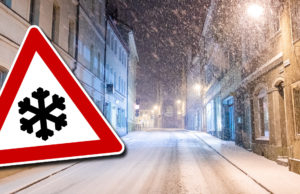 Warnung vor Starkschneefall am 3. Februar 2019