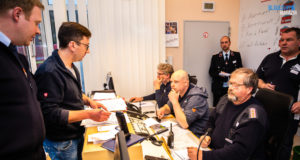 Ortsfeste Befehlsstelle spielt Einsatzszenario durch