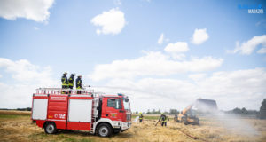 600 Strohballen geraten bei Hermsdorf in Brand