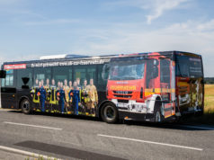 Kreisfeuerwehrverband Bautzen wirbt jetzt mit einem Bus für die Feuerwehr