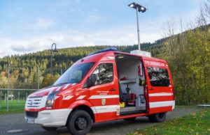 Tunnellöschfahrzeug wird zum Vorauslöschfahrzeug