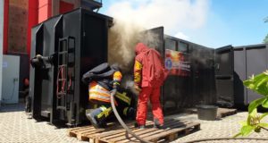 Freie Plätze im Feststoffbrandcontainer am Samstag in Lauta