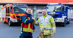 Silvester bei der Feuerwehr und dem THW Dresden