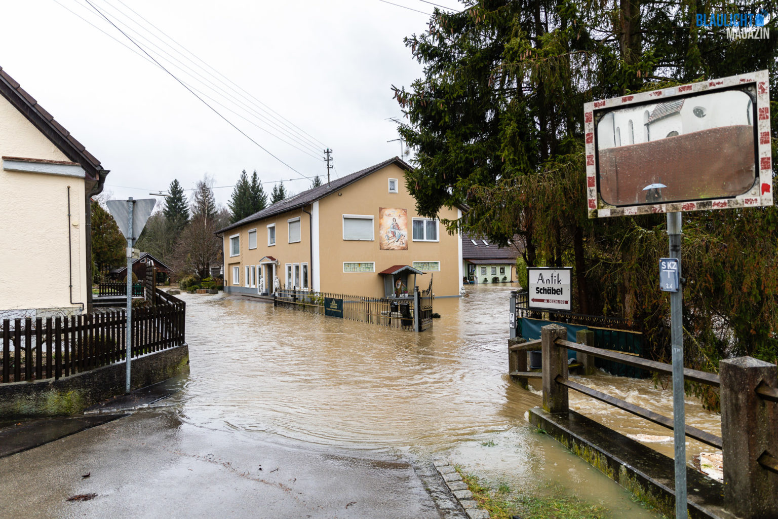 Dauerregen Führte Zu Hochwasser In Bayern Blaulicht