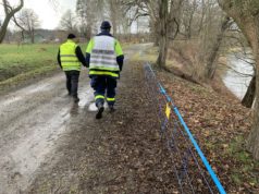 THW errichtet Wildzäune gegen Ausbreitung der Schweinepest