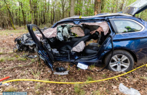 BMW und Transporter stoßen bei Schmorkau zusammen
