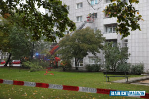 Dresden – Feuer in Hochhaus: Ein Toter, 10 Verletzte