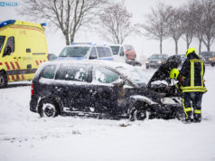 Zahlreiche Unfälle durch Schneeglätte in Ostsachsen