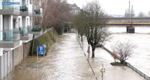 Hochwasser am 01.02.2021 in Koblenz