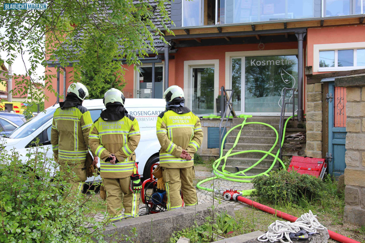 Fettbrand: Feuerwehreinsatz In Dresden-Bühlau | Blaulicht-Magazin.net