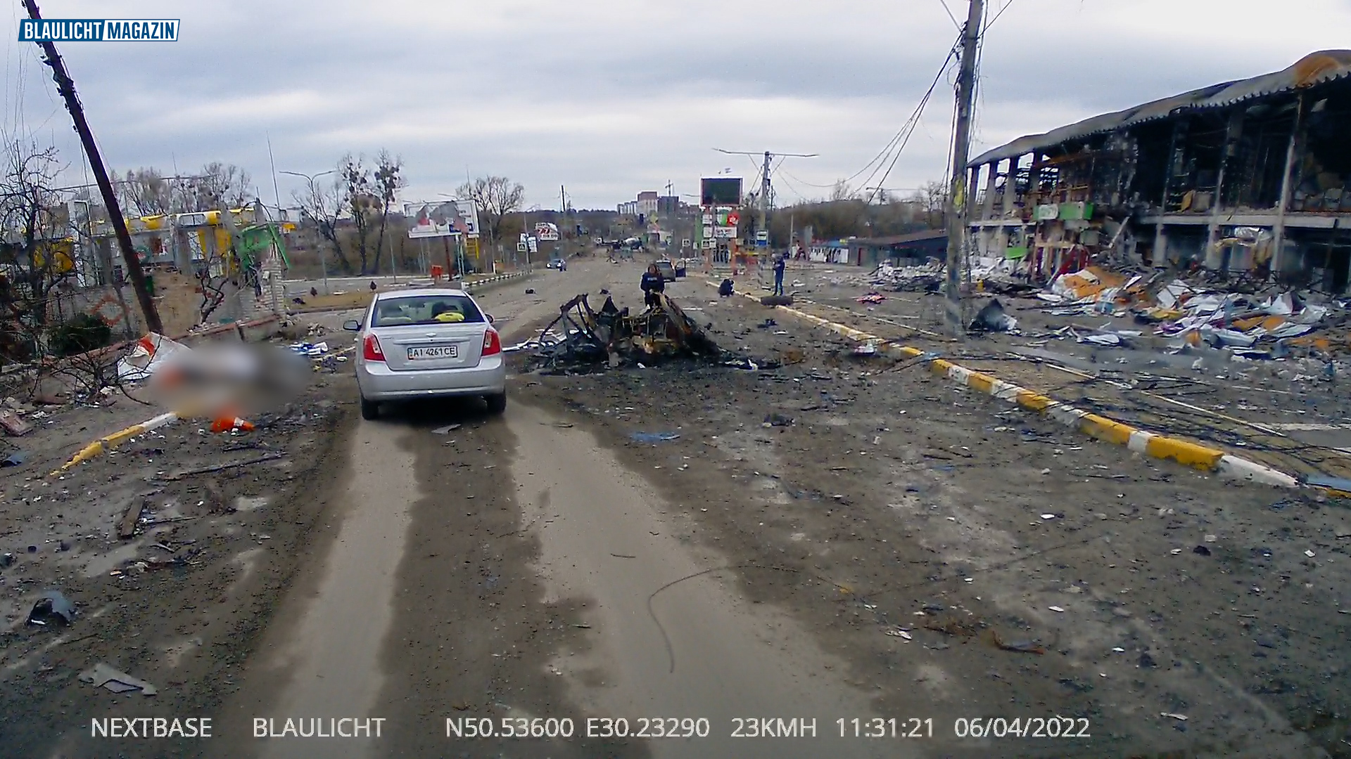 Mit Der Dashcam Im Kriegsgebiet In Der Ukraine | Blaulicht-Magazin.net