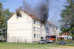 Großerkmannsdorf – Brand in Mehrfamilenhaus