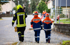 Jahresabschlussübung der Jugendfeuerwehr Hermsdorf