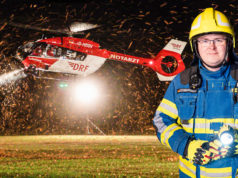 Video: Ausleuchten eines Hubschrauberlandeplatzes