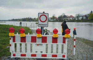 Hochwasser in Sachsen: Elbepegel steigt auf Alarmstufe 1 In Dresden hat es erste Überflutungen gegeben. Foto: xcitepress