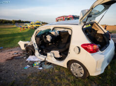 Frontalzusammenstoß in Gelenau: zwei Personen schwer verletzt