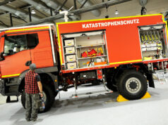 Das neue TLF 3000-Wald vom Freistaat Sachsen