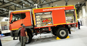 Das neue TLF 3000-Wald vom Freistaat Sachsen