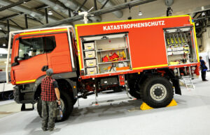 Das neue TLF 3000-Wald vom Freistaat Sachsen