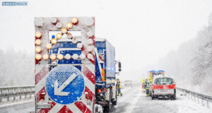 THW sorgte wieder für fließenden Weihnachtsverkehr auf der A4
