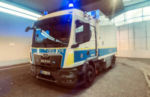 Neuer Entschärfer-LKW des LKA Nordrhein-Westfalen