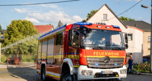 Erster Einsatz für das neue HLF 10 der FF Lichtenberg