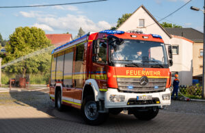 Erster Einsatz für das neue HLF 10 der FF Lichtenberg