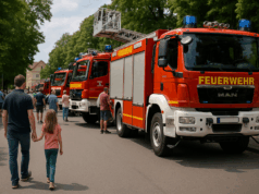 Waldbrand-Technik und Feuerwehr zum Anfassen: 2. Blaulichtmeile in Taubenheim am 14. Juni