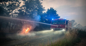 Waldbrand in der Gohrischheide weitgehend unter Kontrolle