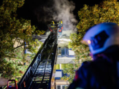 Feuer im vierten Stock: Wohnungsbrand in Hoyerswerda