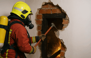 Schon gewusst? – Warum die Feuerwehr bei Bränden immer wieder Wände einreißt