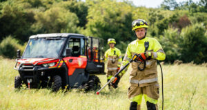 Vorführung auf der FLORIAN: Waldbrandbekämpfung bei Kroatien-Projekt