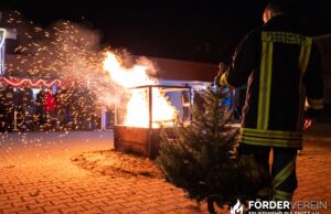 Weihnachtsbaumverbrennen am Samstag in Pulsnitz