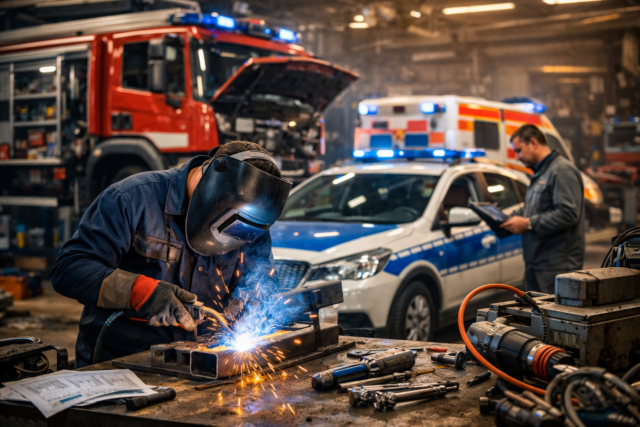 Werkstätten und Instandhaltung im Blaulichtbereich