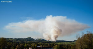 Waldbrand in der Böhmischen Schweiz: die Lage am Samstagabend