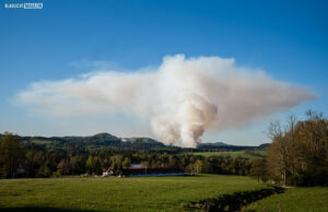 Waldbrand in der Böhmischen Schweiz: die Lage am Samstagabend