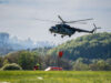 Böhmische Schweiz: Black Hawks aus der Slovakei unterstützen nun – insgesamt 9 Hubschrauber im Einsatz